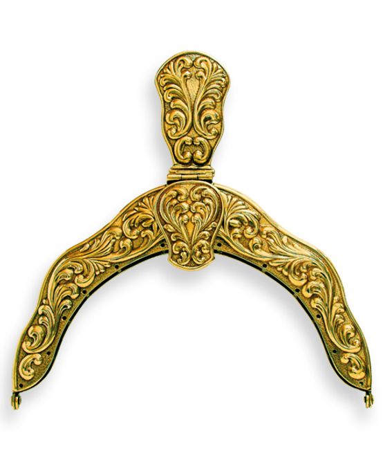 Hovedbilde Veskelås forsølva - Forgylt