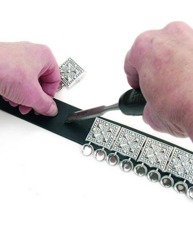 Skinnlist 4 cm, svart