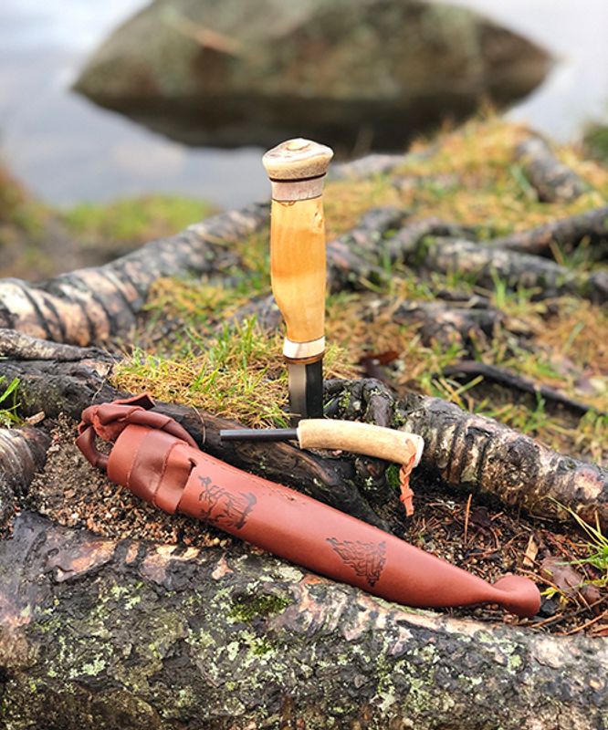 Turkniv med tennstål