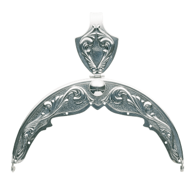 Hovedbilde veskelås, plett, oksidert