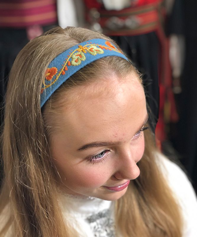 Hårbøyle Vestfold blå