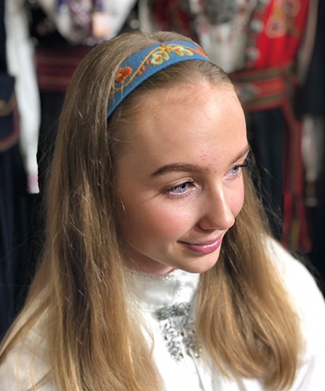 Hårbøyle Vestfold blå