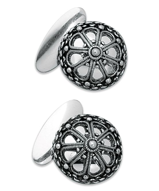 Hovedbilde Mansjettknapper, oksidert