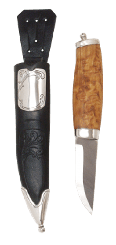 bunadskniv ''Vangsguten'' m.grav.felt