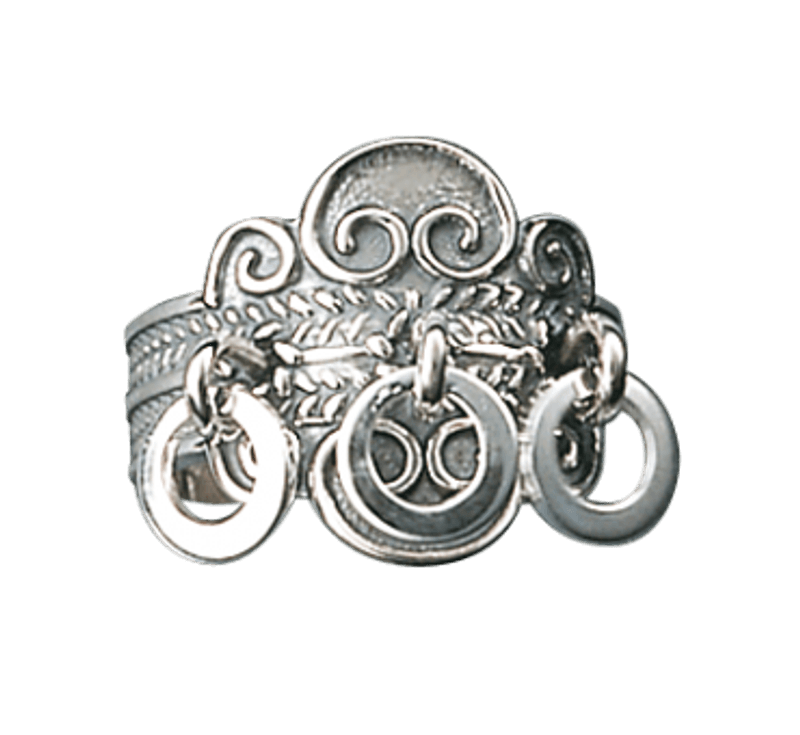 ring, oksidert m. ringlauv